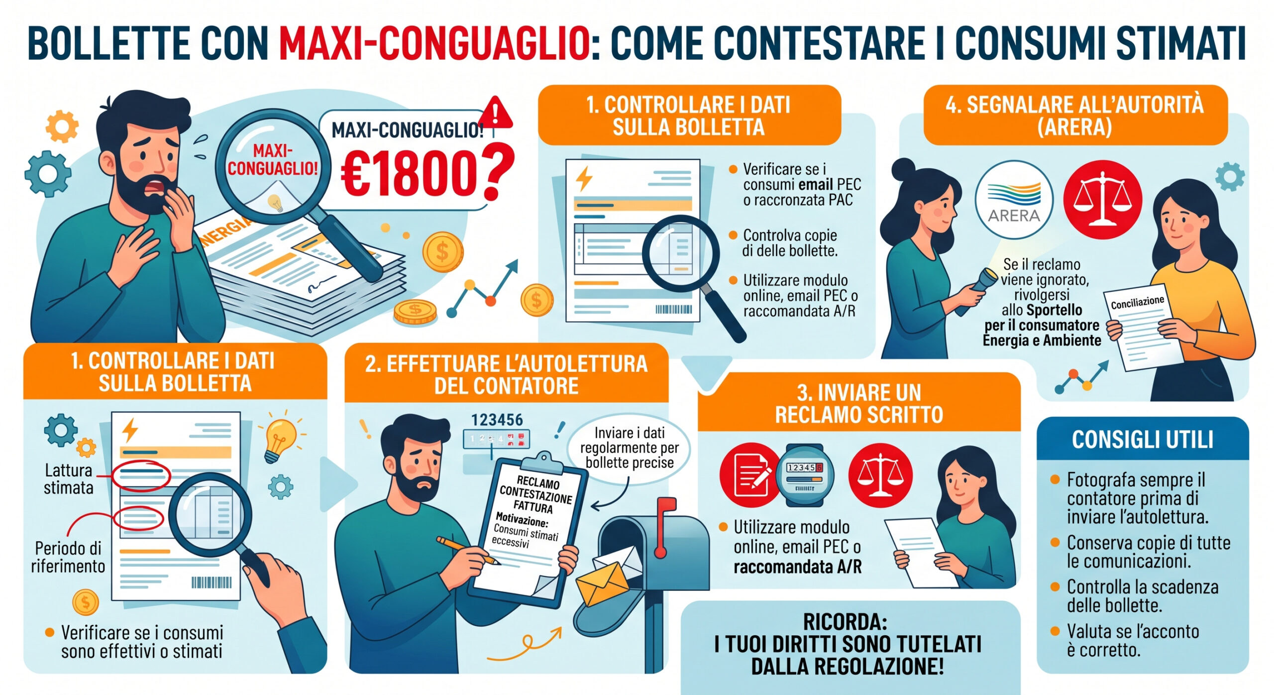 bollette con maxiconguaglio