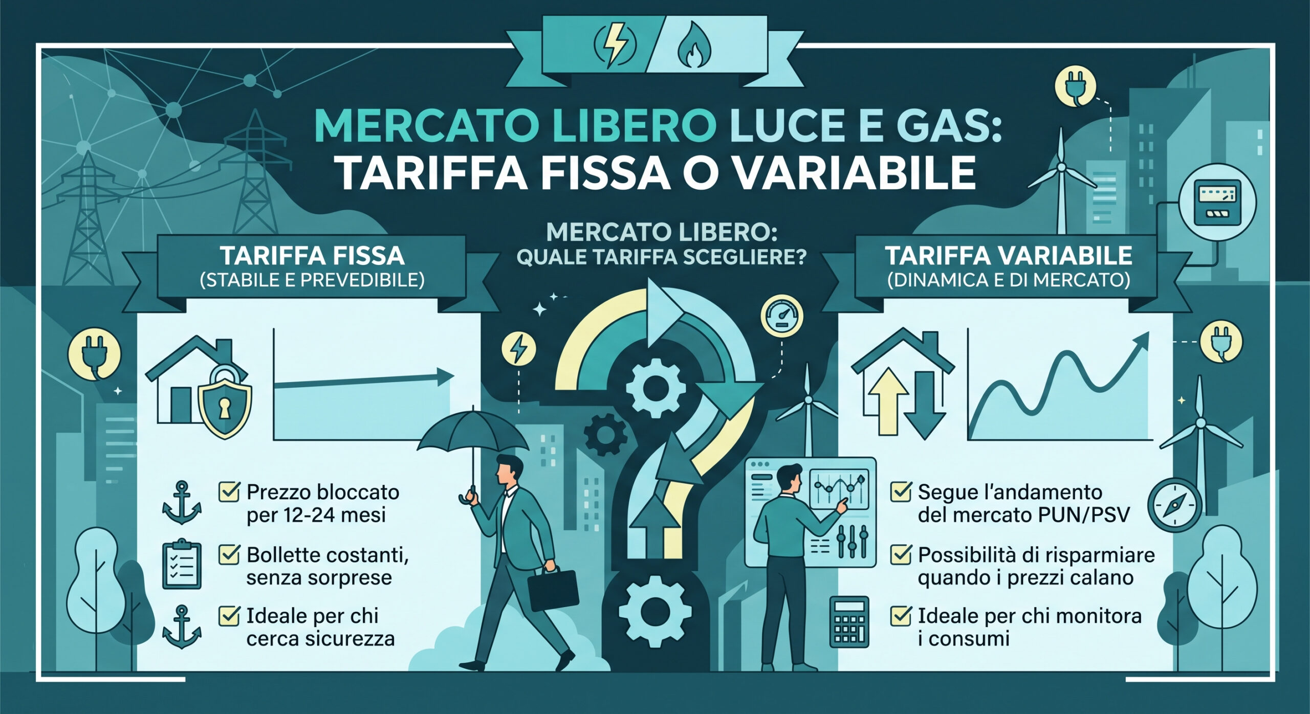 mercato libero luce e gas