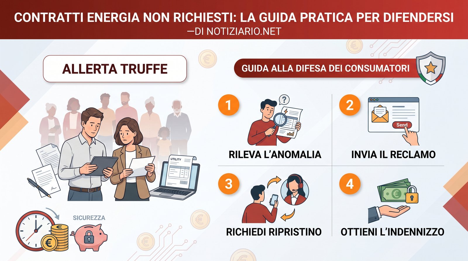 contratti energia non richiesti