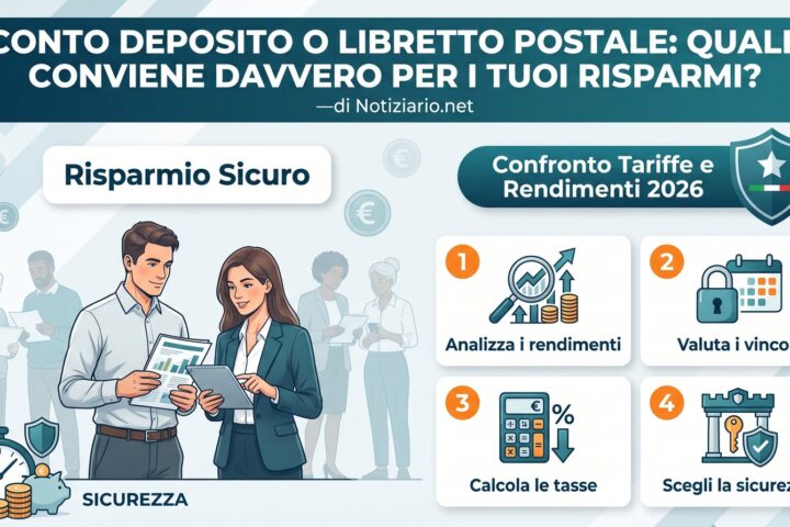 conto deposito o libretto postale