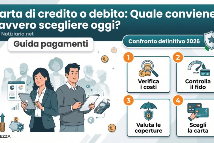 carta di credito o debito