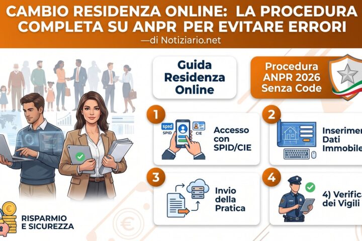 cambio residenza online