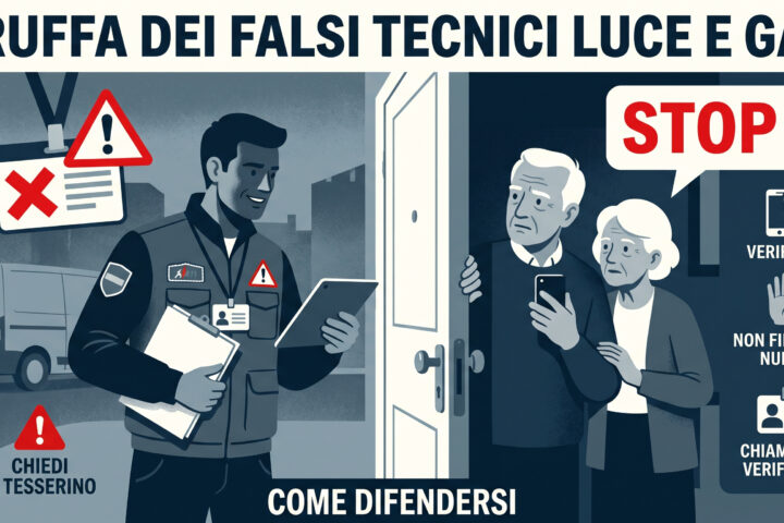 falsi tecnici luce e gas