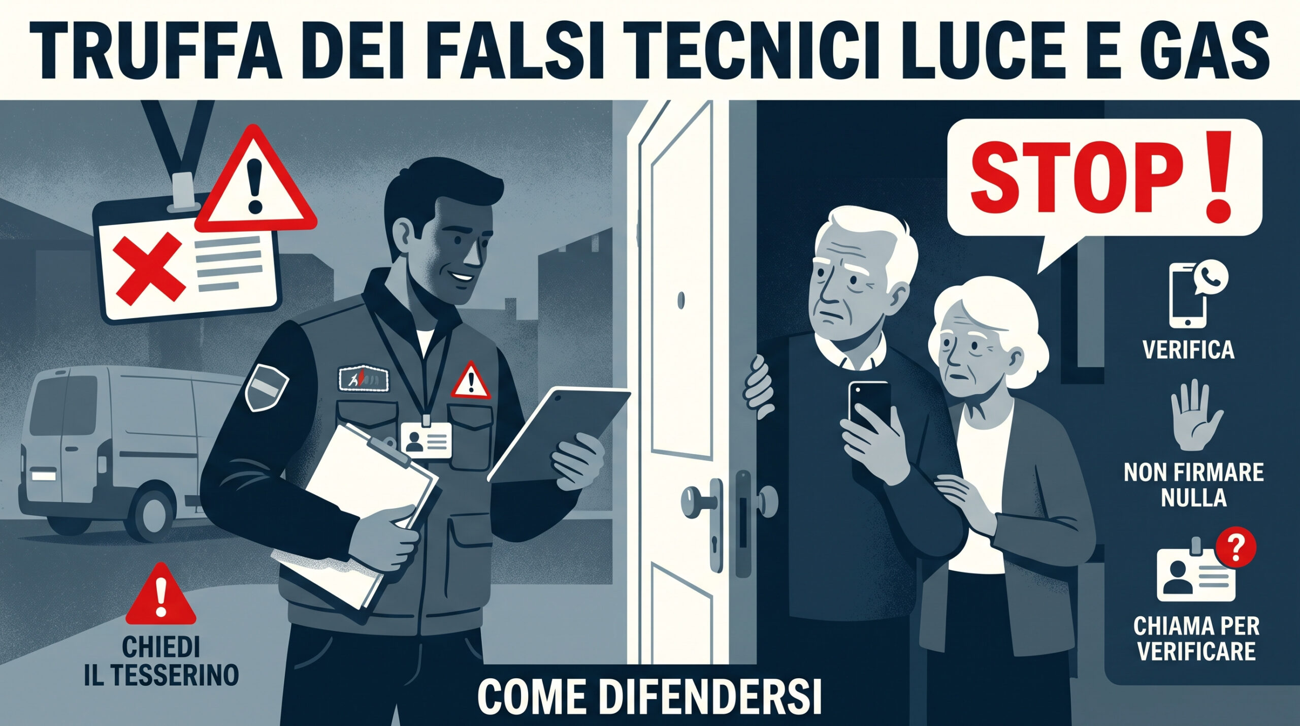 falsi tecnici luce e gas