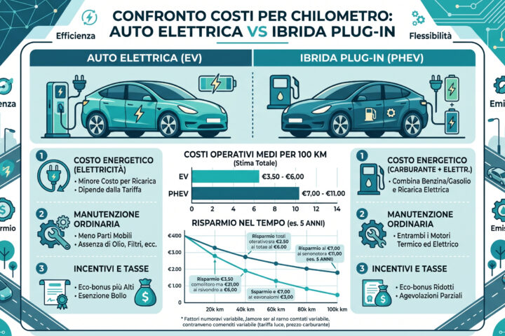auto elettrica o ibrida plugin