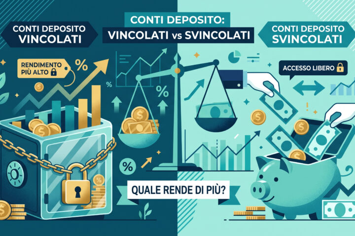conti deposito vincolati vs svincolati