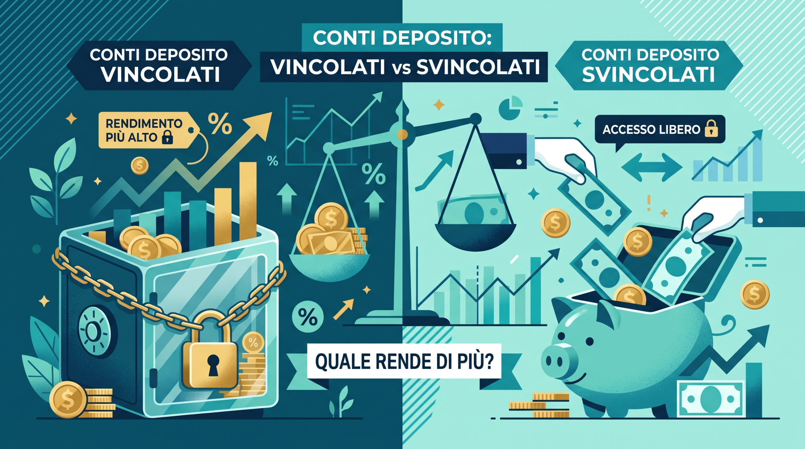 conti deposito vincolati vs svincolati