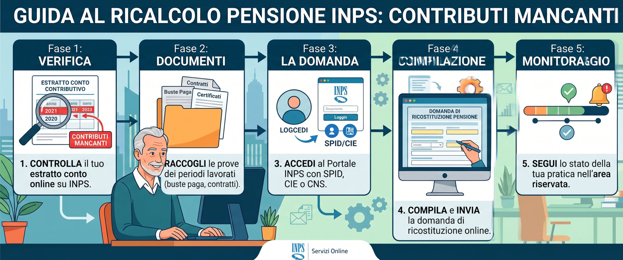 ricalcolo pensione